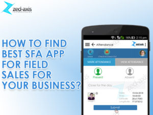 Best SFA App For Field Sales For Your Business